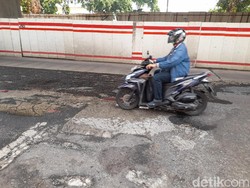 detikcom Do Your Magic: Lubang Jl Rasuna Said Jaksel Segera Ditambal