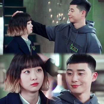 Kim Da Mi dan Park Seo Joon di Itaewon Class