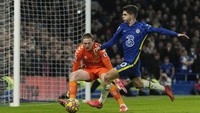 Christian Pulisic, penyerang sayap Chelsea juga sempat masuk dalam rumor peminjaman Barcelona (AP)