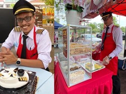 Alami PHK Sebagai Pilot, Pria Ini Buka Warung Makan Kaki Lima
