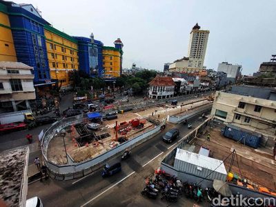 Mengintip Progres Proyek MRT Rute Glodok-Kota