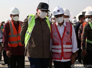 Momen CT-Menhub Blusukan ke Pelabuhan Patimban