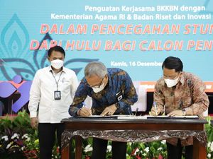 Kemenag, BKKBN, & BRIN Kerja Sama Cegah Stunting bagi Calon Pengantin