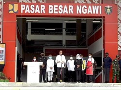 Presiden Jokowi Resmikan Pasar Besar Ngawi