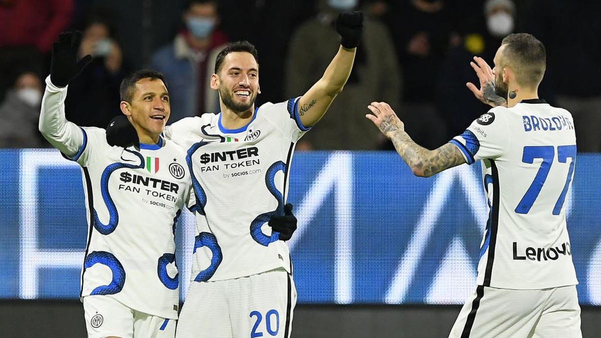 Inter Milan menang 5-0 atas Salernitana dalam lanjutan Liga Italia (Foto: Getty Images/Francesco Pecoraro)