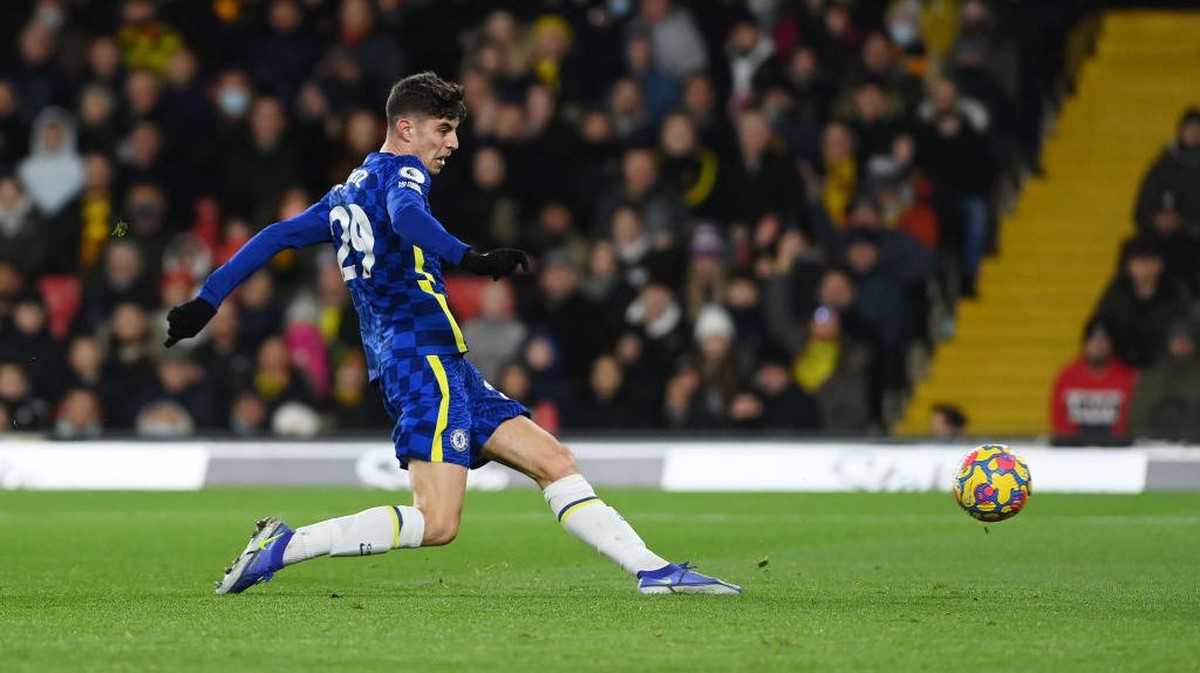Kai Havertz baru mencetak dua gol untuk Chelsea di Premier League (Foto: Getty Images/Justin Setterfield)