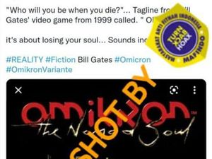 Bill Gates Buat Video Game Omicron di 1999? Simak Faktanya di Sini Bill Gates Buat Video Game Omicron di 1999? Simak Faktanya di Sini
