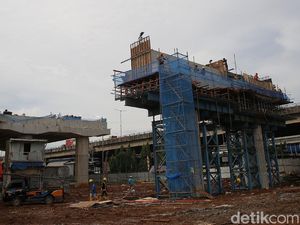 Pengerjaan Terkini Proyek Tol Becakayu di Prumpung