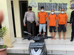 Aniaya-Rampas Motor Warga, 3 Anggota Geng Motor di Sumut Ditangkap