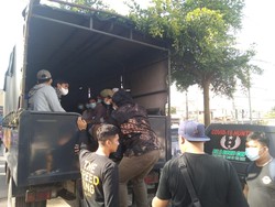 Diduga Akan Tawuran, Anggota Geng Motor Bikini Bottom dan All Star Diamankan