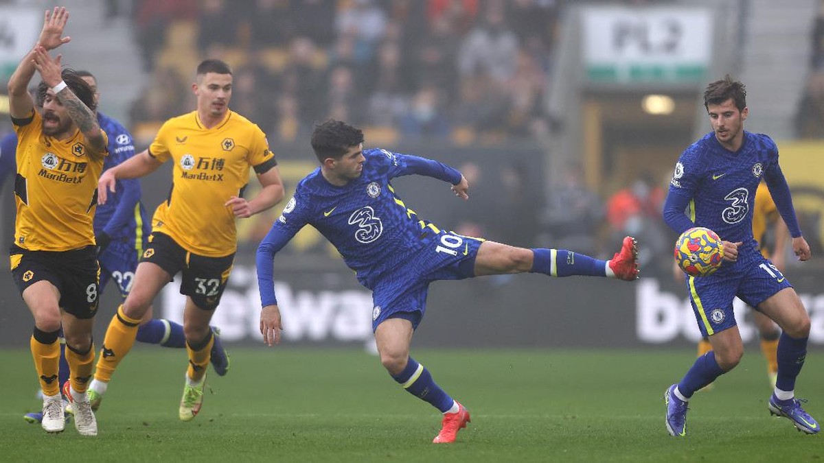 Chelsea bermain imbang tanpa gol melawan Wolves. (Foto: Getty Images/Naomi Baker)