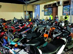 55 Motor Berknalpot Brong Disita di Banyuwangi, Baru Bisa Diambil Usai Nataru