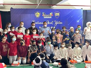 Gandeng GERAK BS & IMI, Bamsoet Berikan Santunan ke 200 Anak Yatim