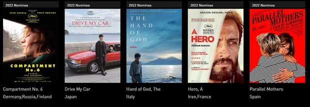 Best Picture – Non-English Language