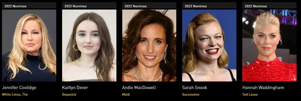 Best Supporting Actress – Television :