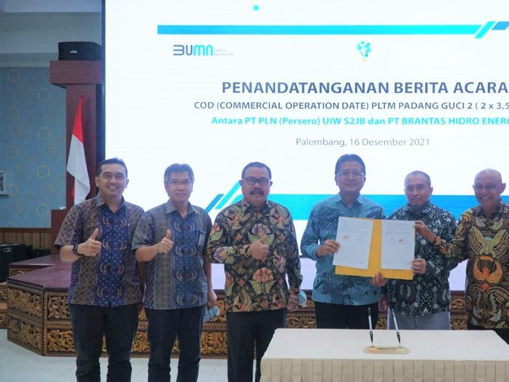 Dukung Pengembangan EBT, PT BREN Resmikan PLTM Padang Guci-2