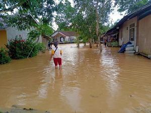 Banjir di Penajam Paser Utara Surut, Warga Diimbau Waspada Laut Pasang Banjir di Penajam Paser Utara Surut, Warga Diimbau Waspada Laut Pasang