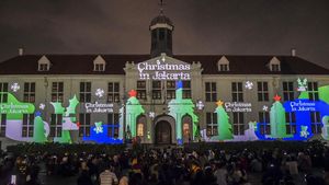 Potret Suasana Christmas in Jakarta di Kota Tua