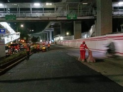 detikcom Do Your Magic: Dinas Bina Marga Tambal Jl HR Rasuna Said, Jaksel