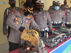 Jelang Nataru, Polres Ngawi Amankan 109 Sepeda Motor Berknalpot Brong