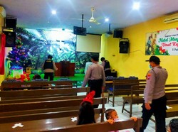 Sterilisasi Gereja Terpencil untuk Natal 2021 Mulai Dilakukan di Banyuwangi