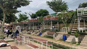 Potret Taman Fathan Hambalang yang Viral di Medsos