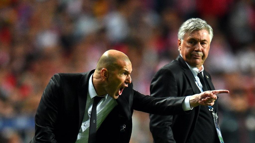 5 Perbedaan Ancelotti dan Zidane Latih Real Madrid