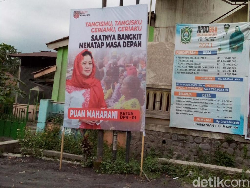 Soal Banner Puan Maharani di Semeru, PDIP Lumajang Duga Relawan yang Pasang
