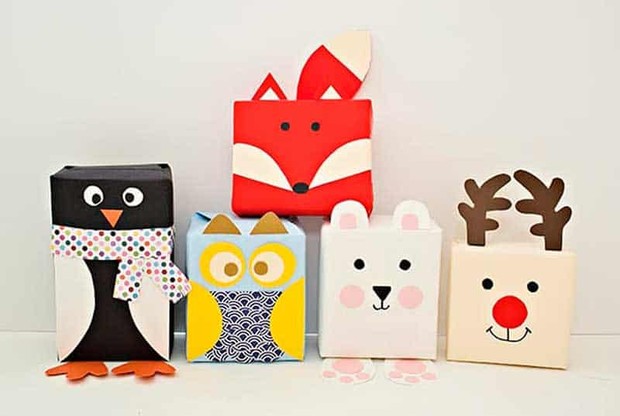 Berbagai ide unik untuk membungkus kado Natal/Foto: Heatherednest.com Berbagai ide unik untuk membungkus kado Natal/Foto: Heatherednest.com