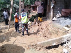 Bencana Tanah Gerak di Trenggalek, Empat Rumah Warga Retak-Rawan Ambles