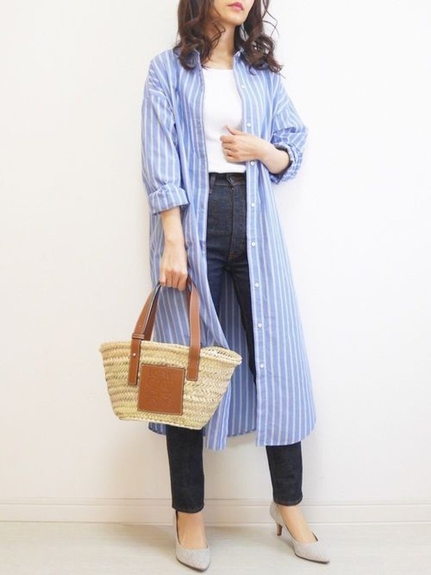 Shirt dress sebagai outer/