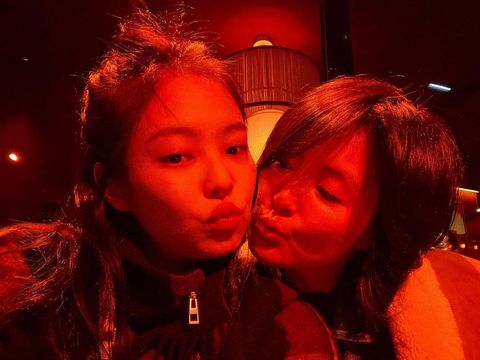 Jennie BLACKPINK dan sang Ibu