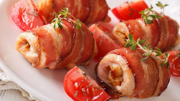 Resep Ayam Gulung Beef Bacon