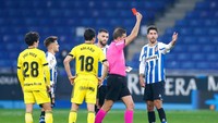 Di tempat kelima ada Espanyol dengan 158 kartu merah (Getty Images)