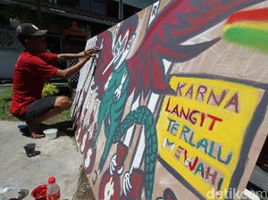 Adu Kreativitas Mural Ala Warga Binaan Rutan Solo Adu Kreativitas Mural Ala Warga Binaan Rutan Solo