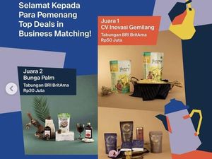 Ini 3 UMKM Pemenang Top Deals in Business Matching BRILIANPRENEUR 2021