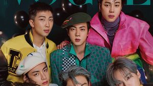 8 Gaya Personel BTS Pakai Koleksi Louis Vuitton, V dan Jin BTS Ganteng Abis