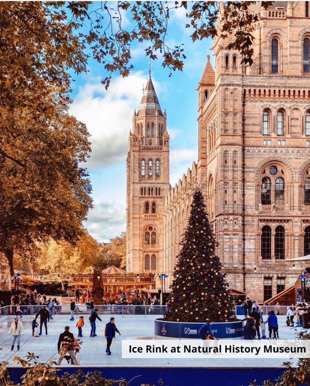 Ice Rink at Natural History Museum