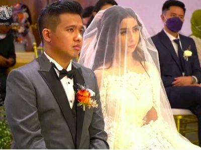 Tawa hingga Haru Joshua Suherman dan Clairine Clay di Hari Pernikahan