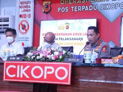 Tinjau Pos Cikopo, Kapolri Minta 2 Hal Ini Diantisipasi Saat Libur Nataru