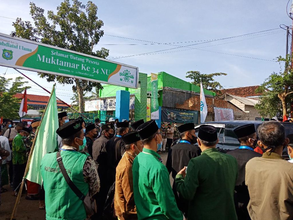 Peserta Mulai Berdatangan ke Arena Muktamar NU di Lampung