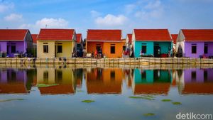 Keren! Ada Perumahan Warna-warni di Tangerang