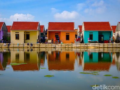 Keren! Ada Perumahan Warna-warni di Tangerang
