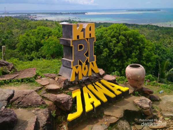 Foto: Tur Darat ke Bukit Love Karimunjawa, Pemandangannya Cantik!