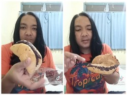 Kocak! Begini Reaksi Komedian Usai Tertipu Isian Roti Favorit