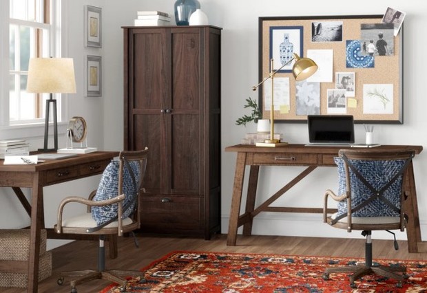 Desain Ruang Kerja WFH/Foto: Wayfair Desain Ruang Kerja WFH/Foto: Wayfair