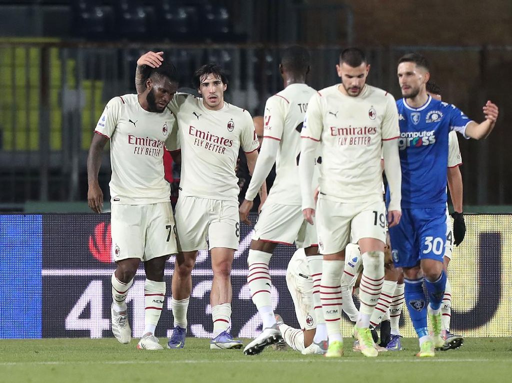 Empoli Vs Milan: Kessie 2 Gol, Rossoneri Menang 4-2
