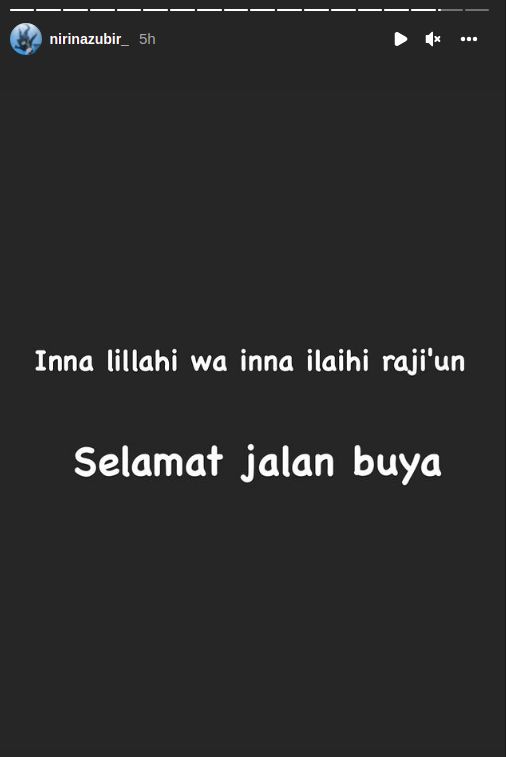 Instagram Stories Nirina Zubir
