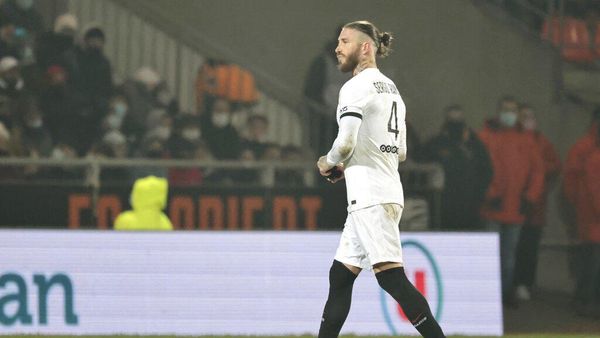 Sergio Ramos di PSG: Main 2 Laga, 1 Kartu Merah