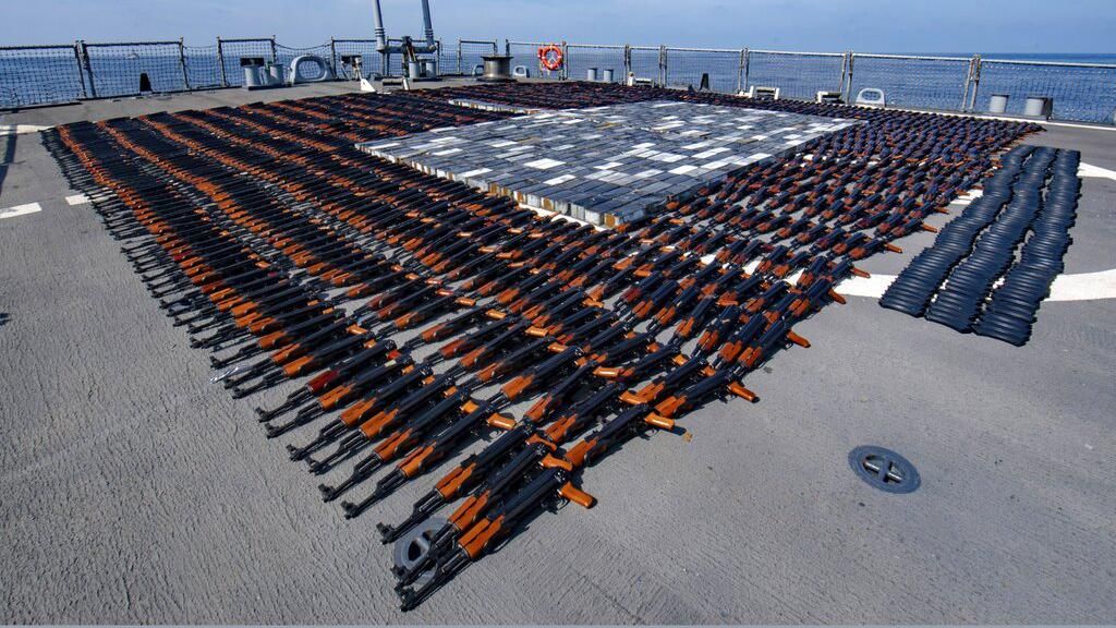 AS Sita 1.400 Senapan AK-47 Selundupan di Laut Arab
